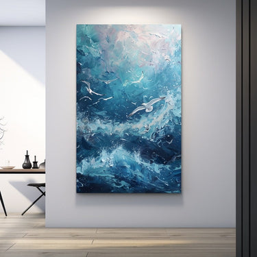 Ocean Waves Oil Painting